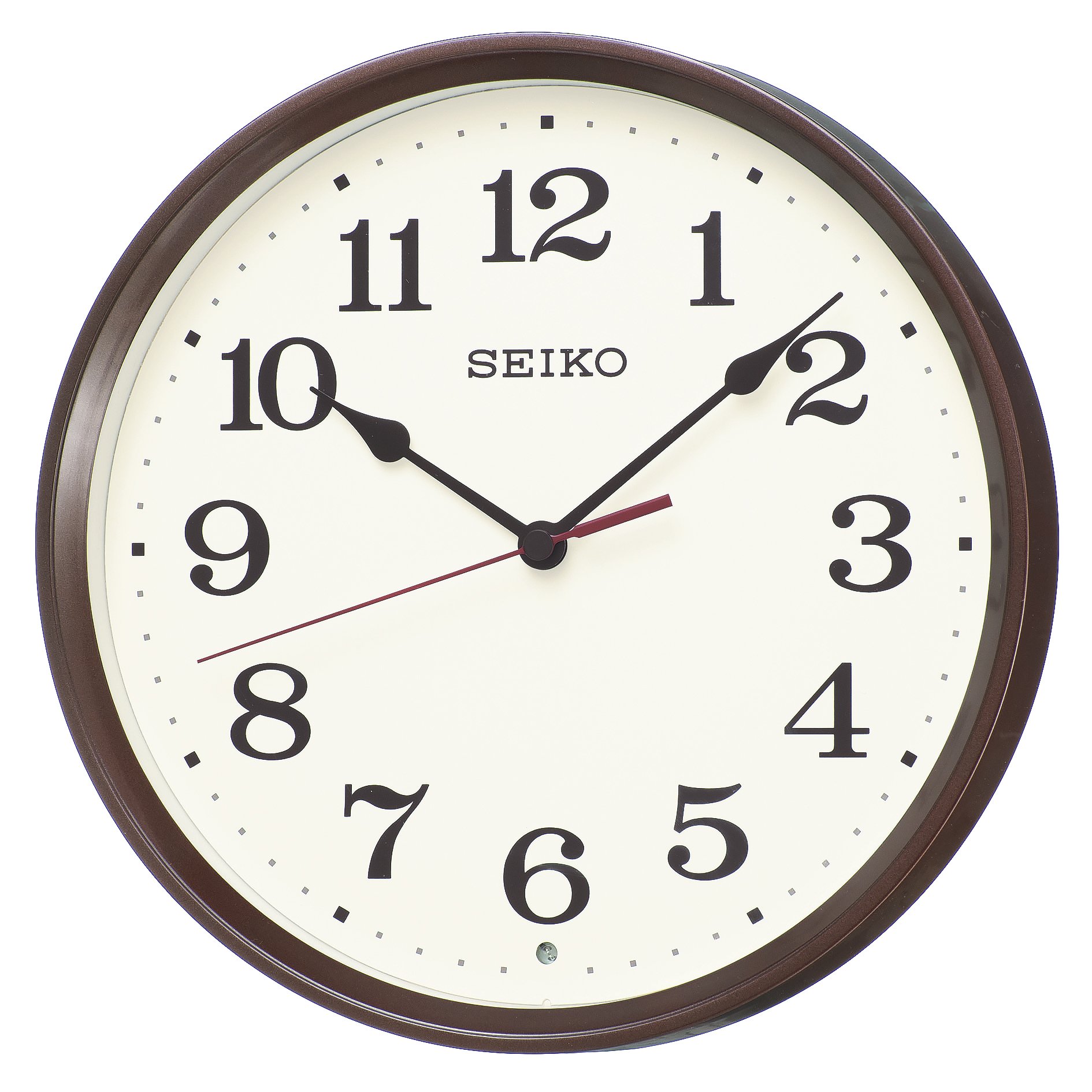 セイコー クロック 掛け時計 電波 アナログ 茶 メタリック KX223B SEIKO(中古品) Amazon.co.jp: セイコー クロック 掛け時計 電波 アナログ 茶